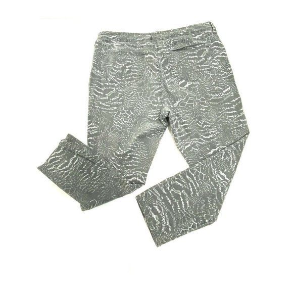 NYDJ  20W Skinny High Rise Stretch Gray Camouflage Ankle Pants Lift Tuck - Picture 3 of 11